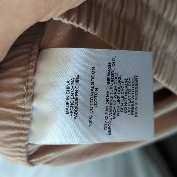 NWT Jones‎ New York Crop Cargo Beige Cotton Pants  Size XL - Picture 9 of 9